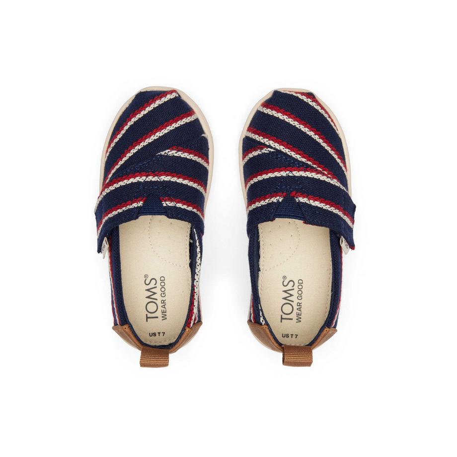 TOMS  espadrilles, gestreift, baby  alpargata 