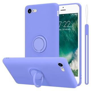 Cadorabo  Housse compatible avec Apple iPhone 7 / 7S / 8 / SE 2020 - Coque de protection en silicone TPU flexible avec anneau 