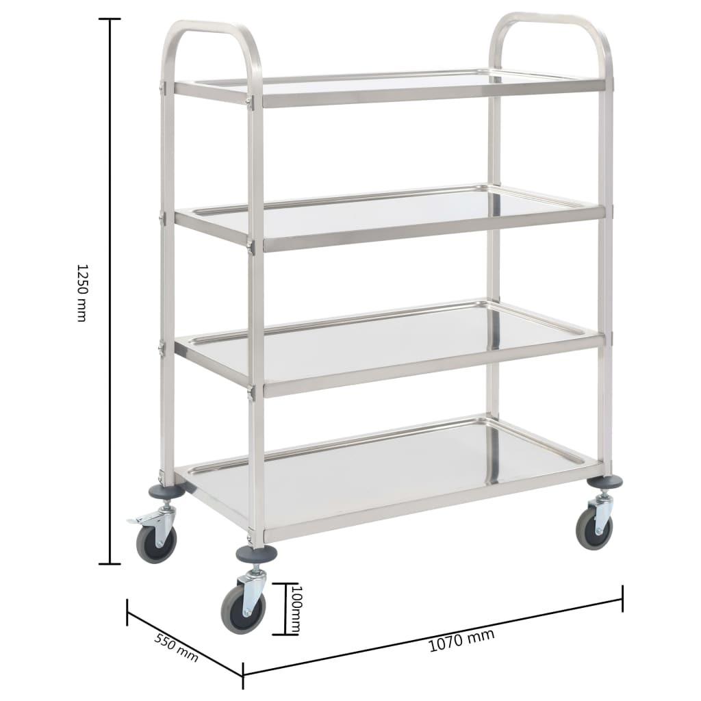 VidaXL carrello Metallo  