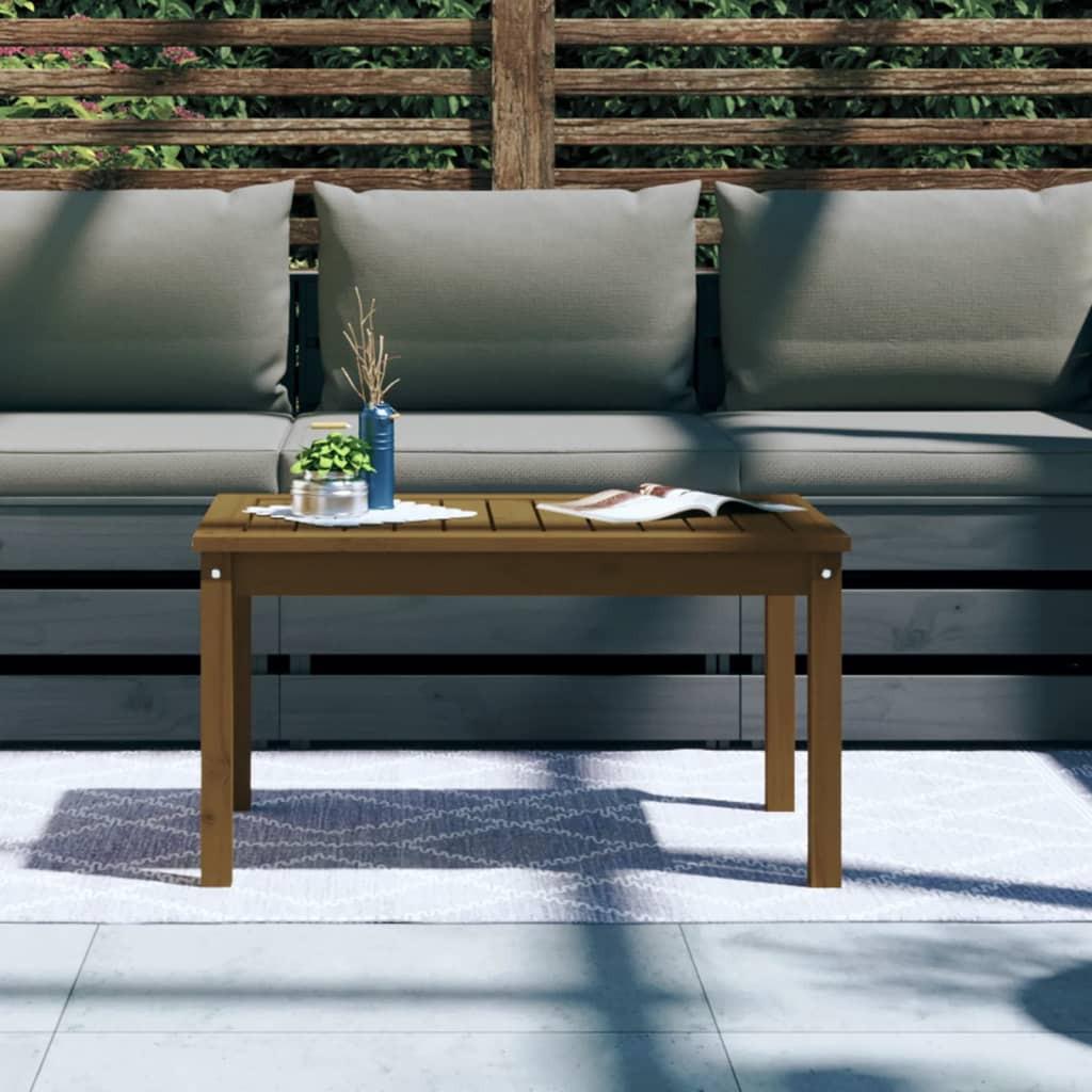 VidaXL Table de jardin bois de pin  