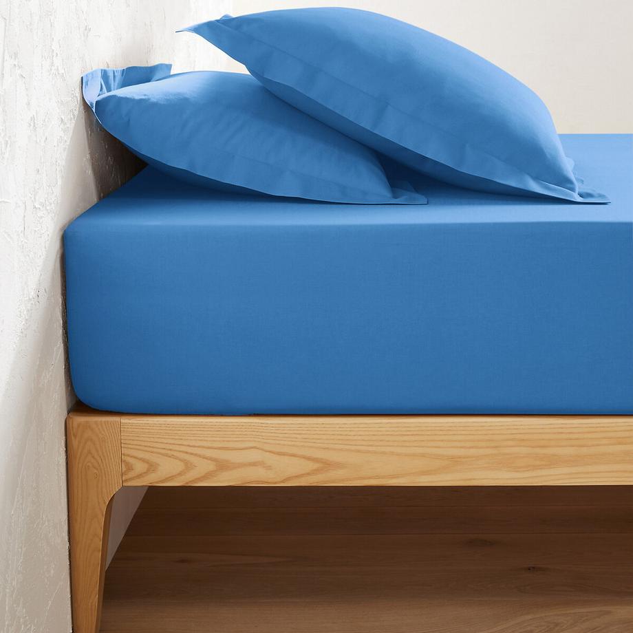 Drap housse uni coton