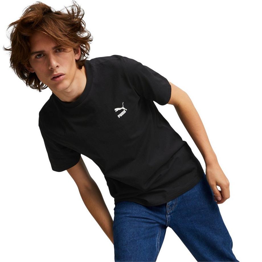 PUMA  Klassisches T-Shirt mit kleinem Logo 