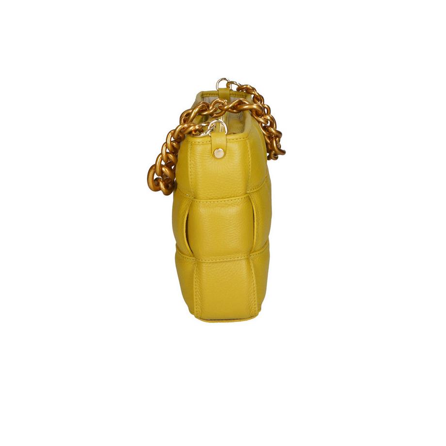 Gave Lux Sac à main design tressé avec bandoulière chaîne  