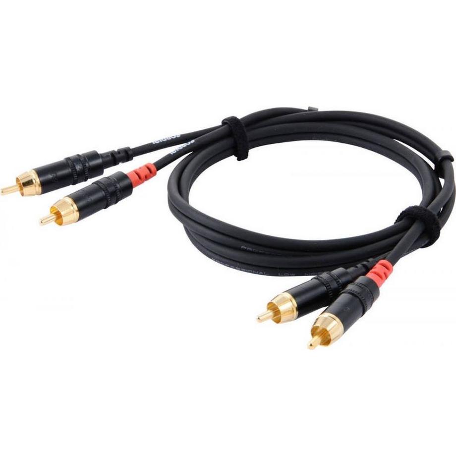 Cordial  Cordial CFU 6 CC cavo audio 6 m 2 x RCA Nero 