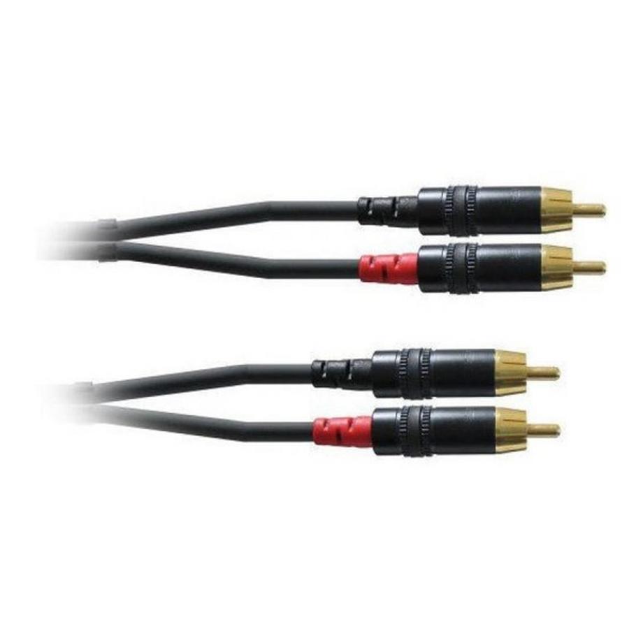Cordial  Cordial CFU 6 CC cavo audio 6 m 2 x RCA Nero 