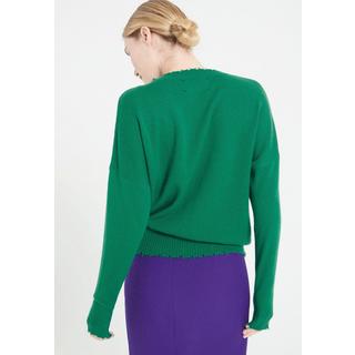 Studio Cashmere8 MIA 17 Pullover Rundhalsausschnitt mit Ziselierung  