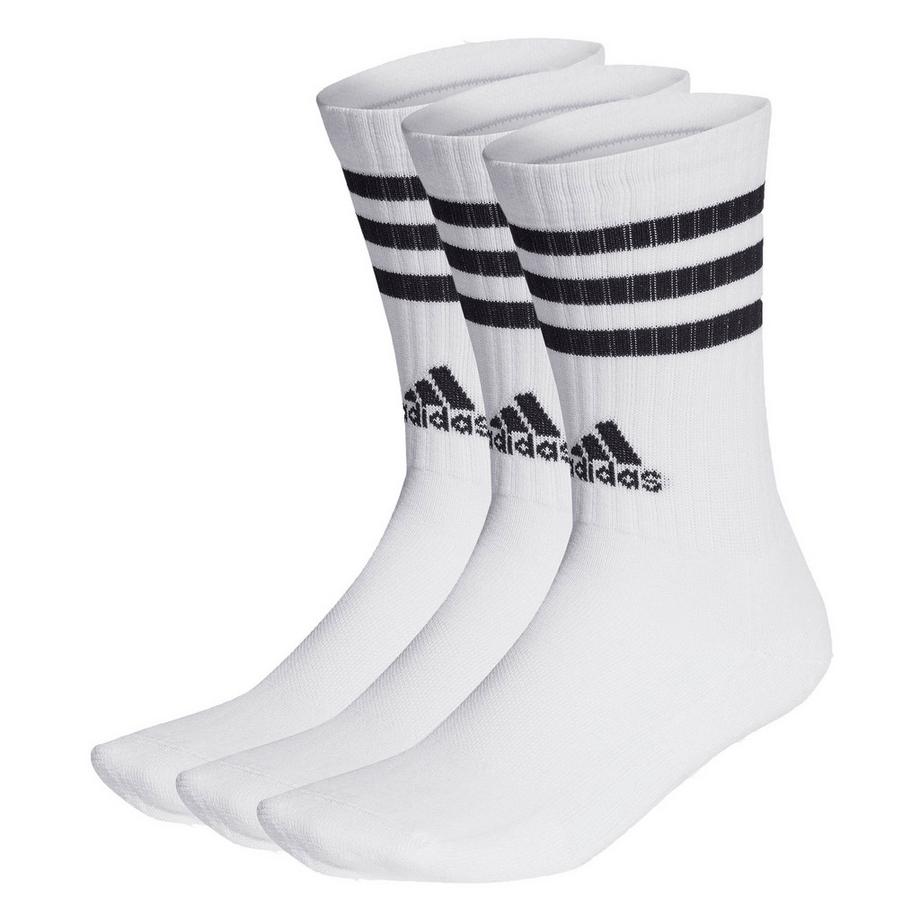 adidas Chaussettes 3-Stripes Cushioned Crew Lot de 3  