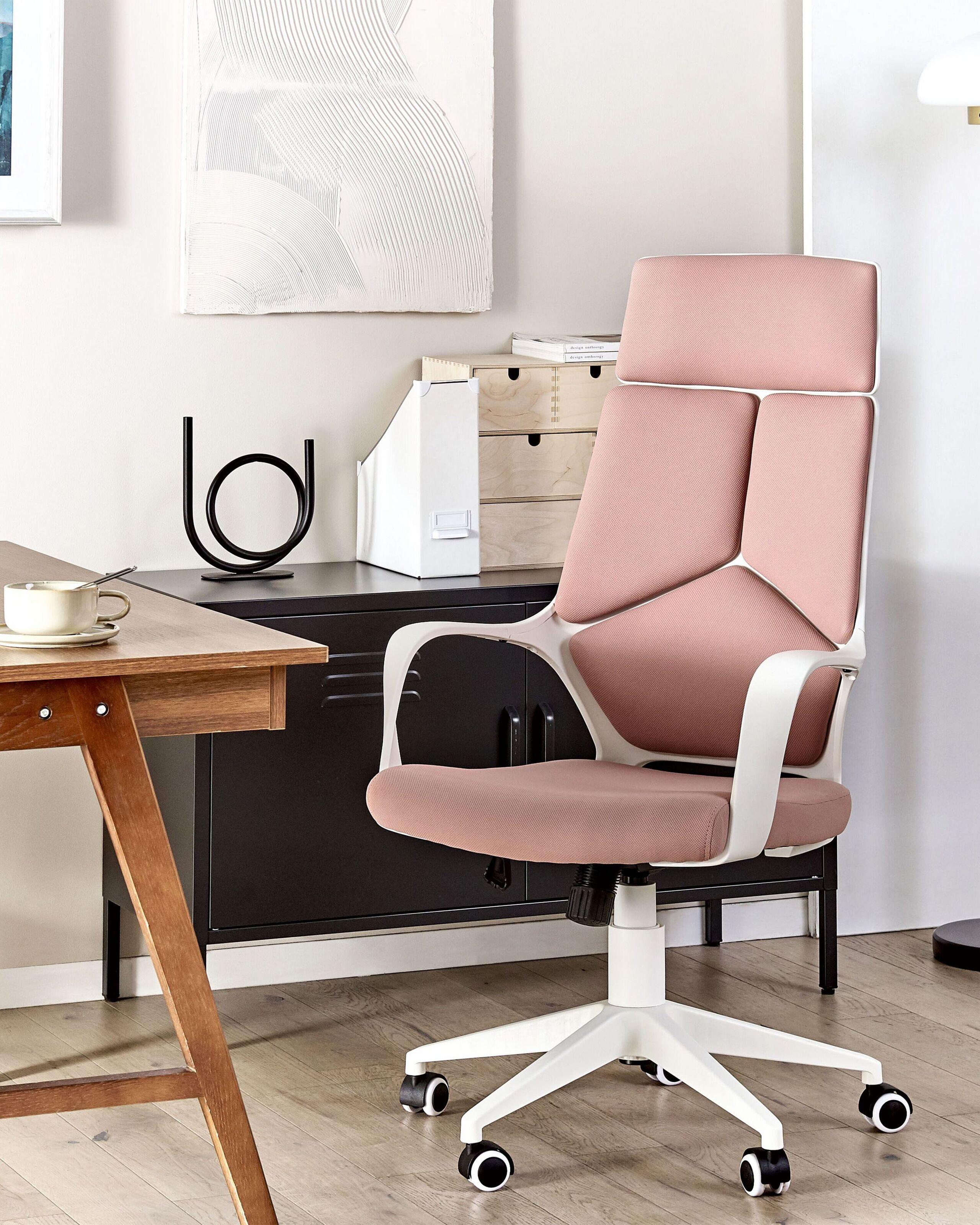 Beliani Chaise de bureau en Polyester Moderne DELIGHT  