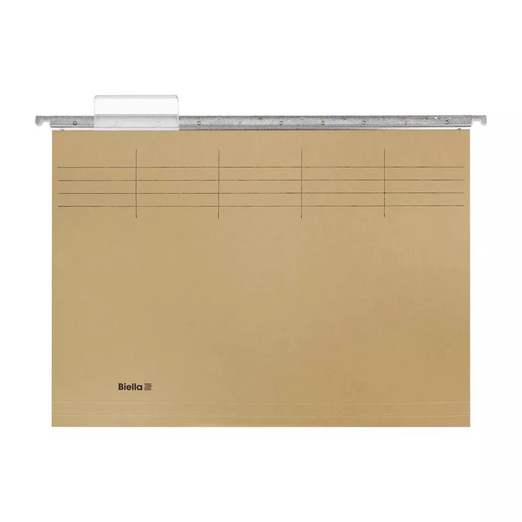 Biella – Hängemappen Original, A4, 24 cm, Set zu 10 Stück, inklusive Zubehör, x 32 Dunkelgrün