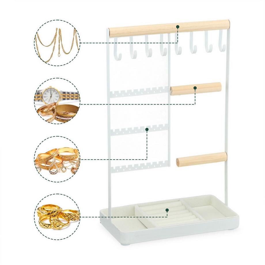 Northix  Schmuckständer mit Ringfach 