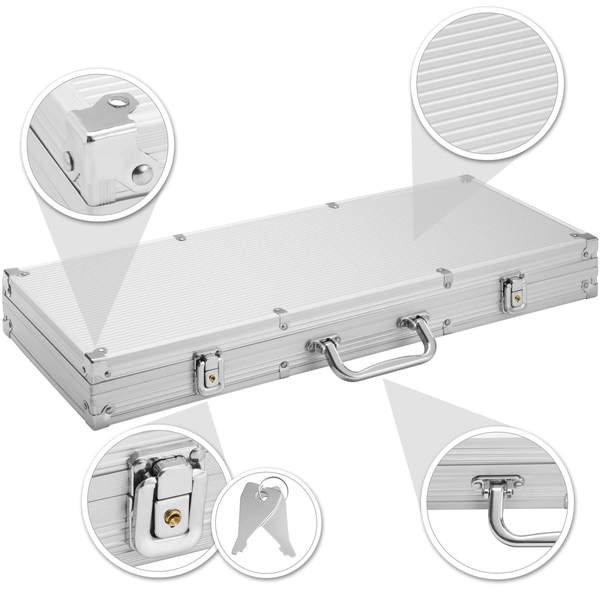 Tectake  Coffret, Malette, Set de Poker 