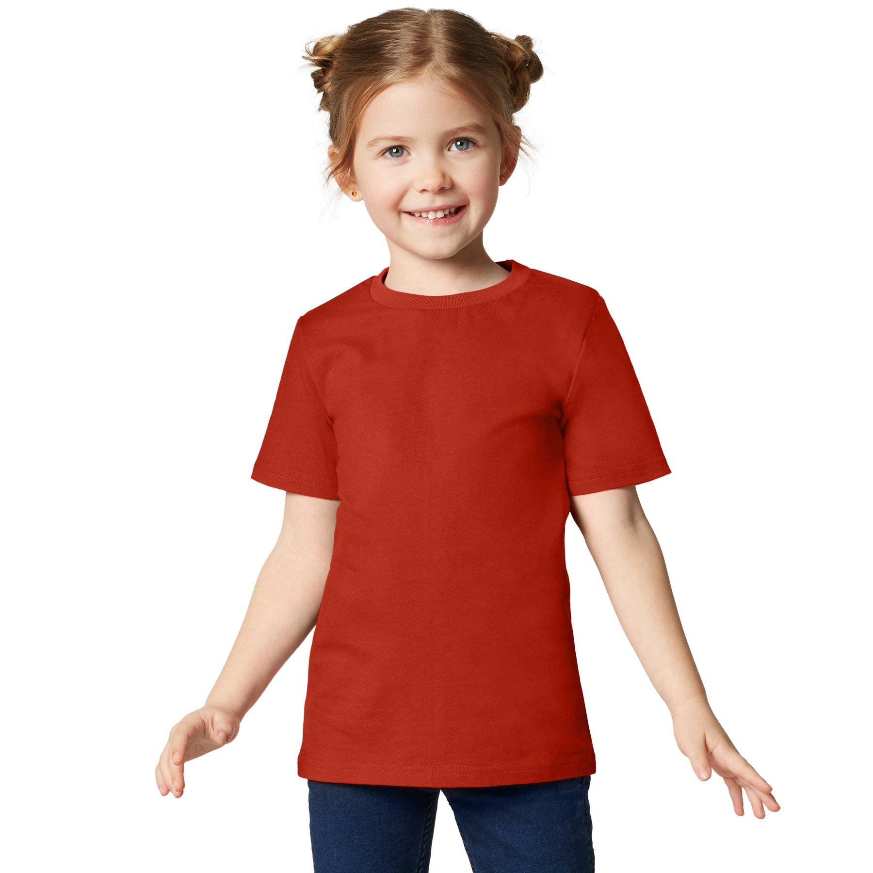 Image of T-shirt Kinder Jungen Dunkelrot 128