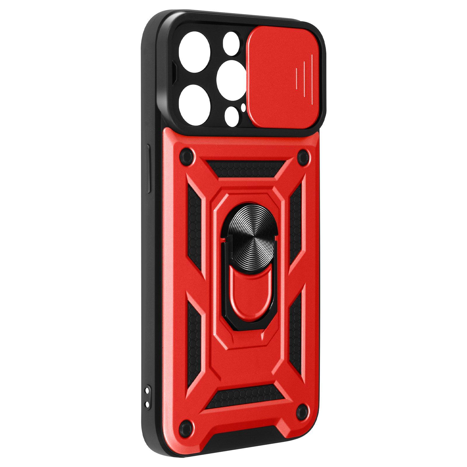 Avizar  Coque iPhone 15 Pro Max Bague rouge 