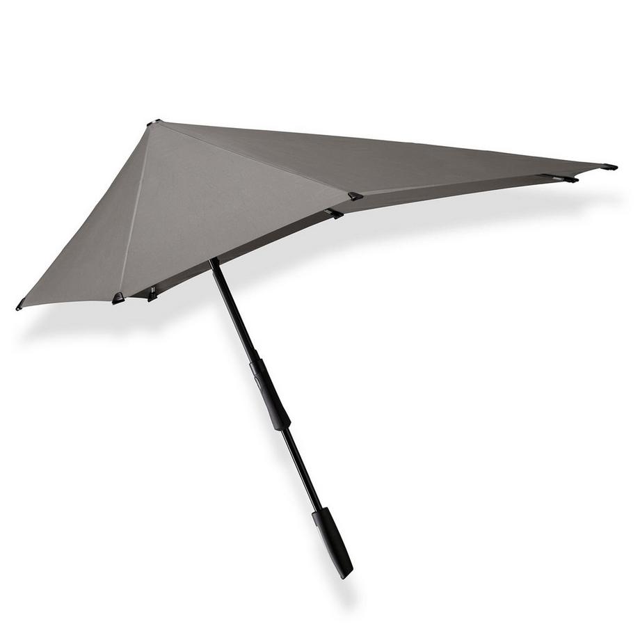 Senz  Senz Stick Storm Regenschirm, groß, Schwarz Silk Grau 