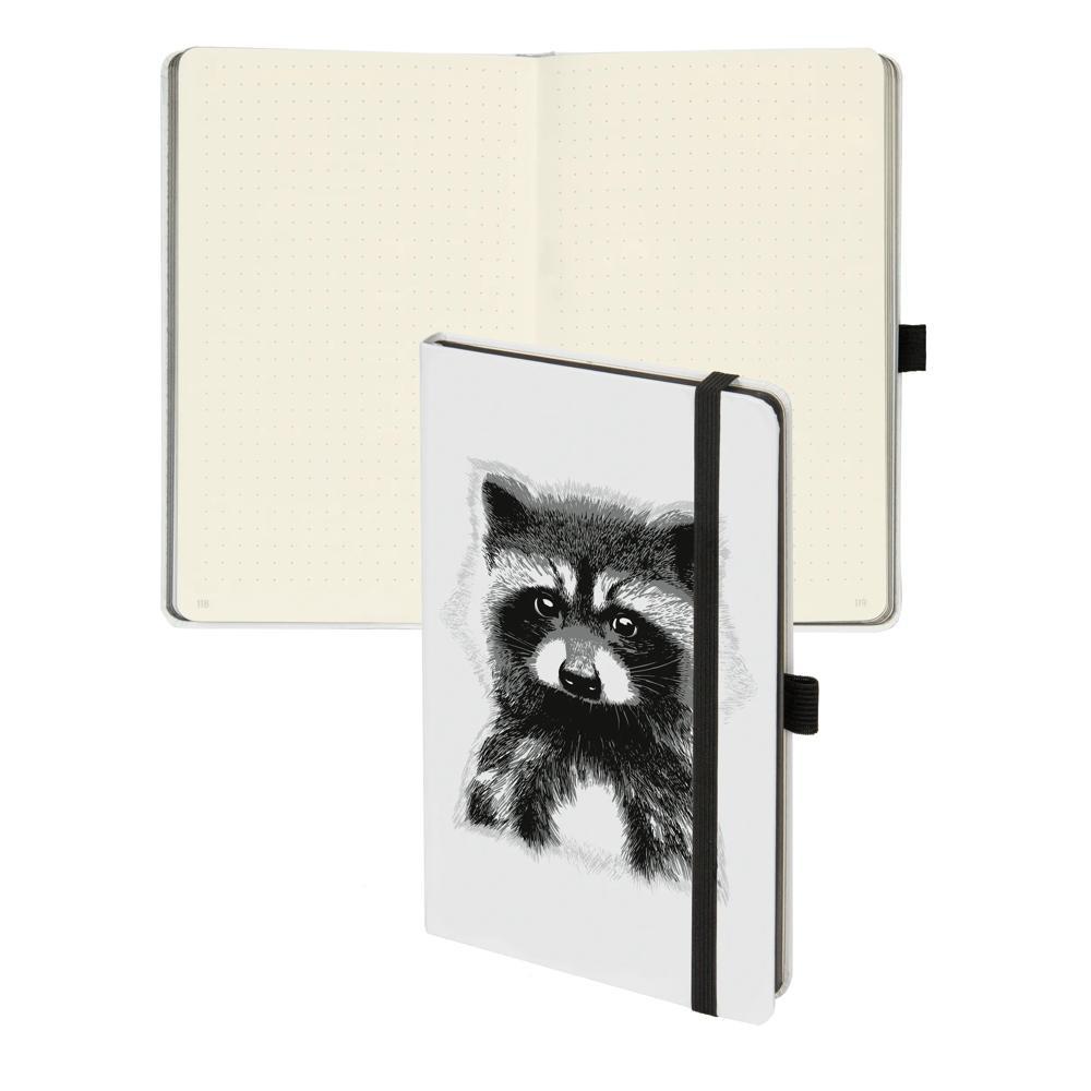 Biella Carnet de notes Kompagnon White Trend 2023, 12,5 x 19,5 cm, pointé - Multicolores  