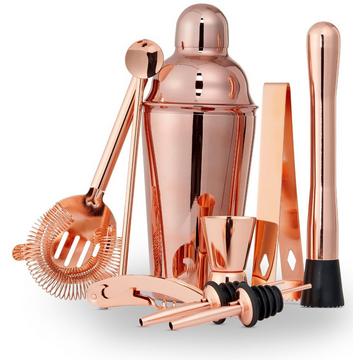 Cocktail 10er-Set Rosegold Edelstahl