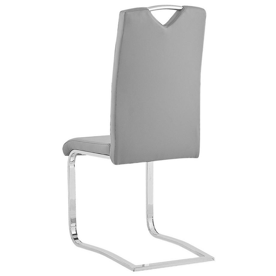 Beliani Set di 2 sedie da pranzo en Pelle sintetica  PICKNES  