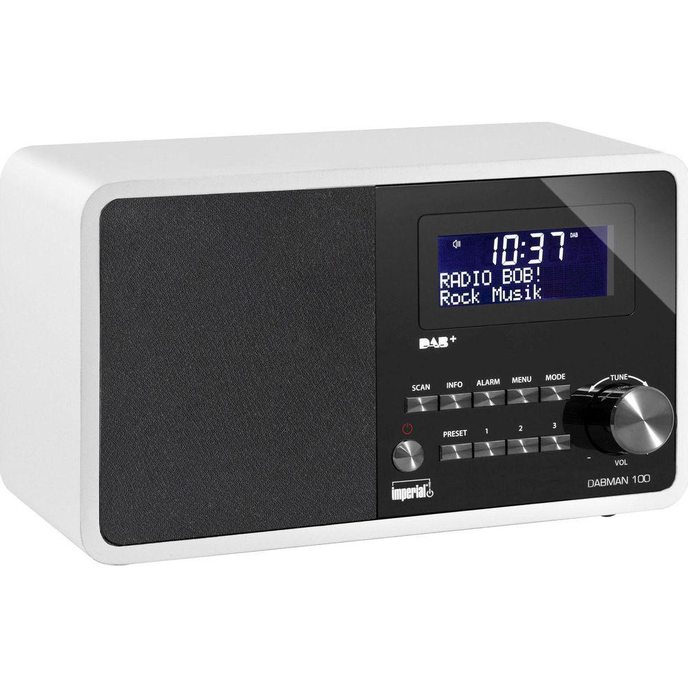Image of dab+ radio dabman 100 weiss