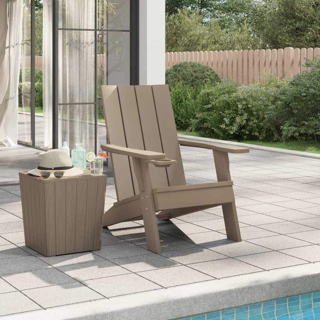 VidaXL Chaise adirondack de jardin polypropylène  