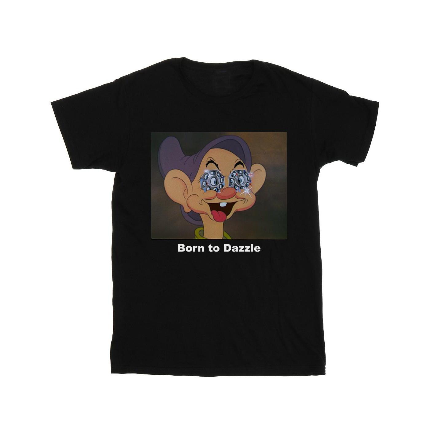 Image of Dopey Born To Dazzle Tshirt Unisex Schwarz 140/146
