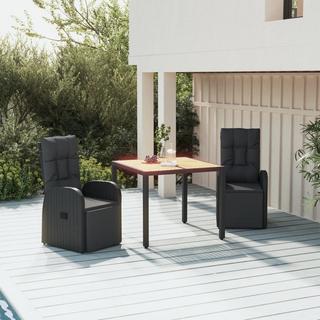 VidaXL set da pranzo da giardino Polirattan  