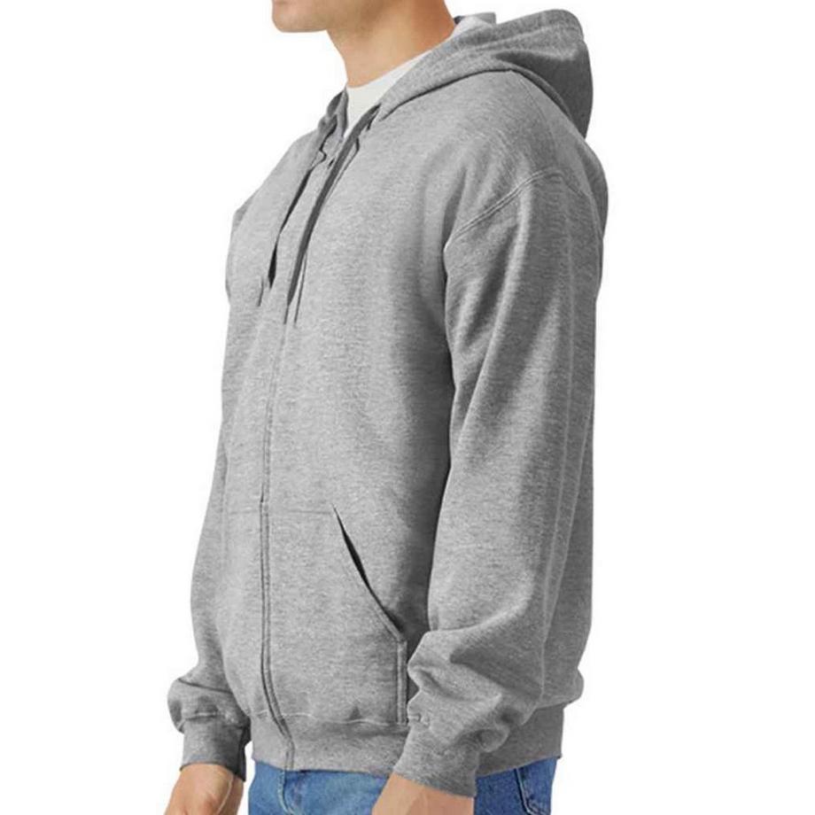 Gildan Hoodie mit durchgehendem Reissverschluss Weiche Haptik  