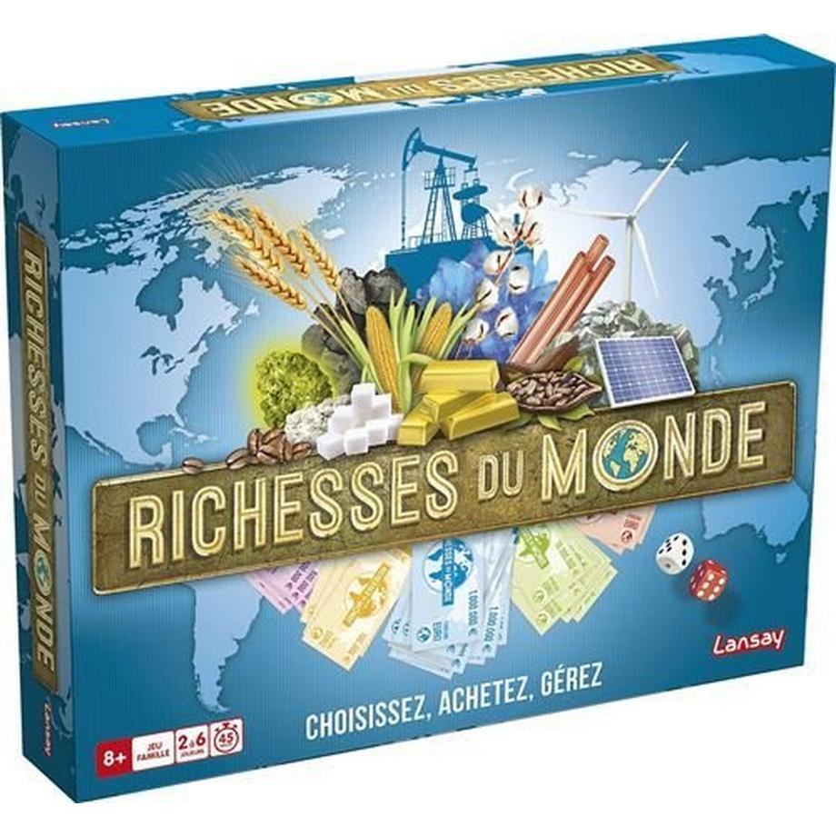 Strategie- und Managementspiel Lansay Riches du monde