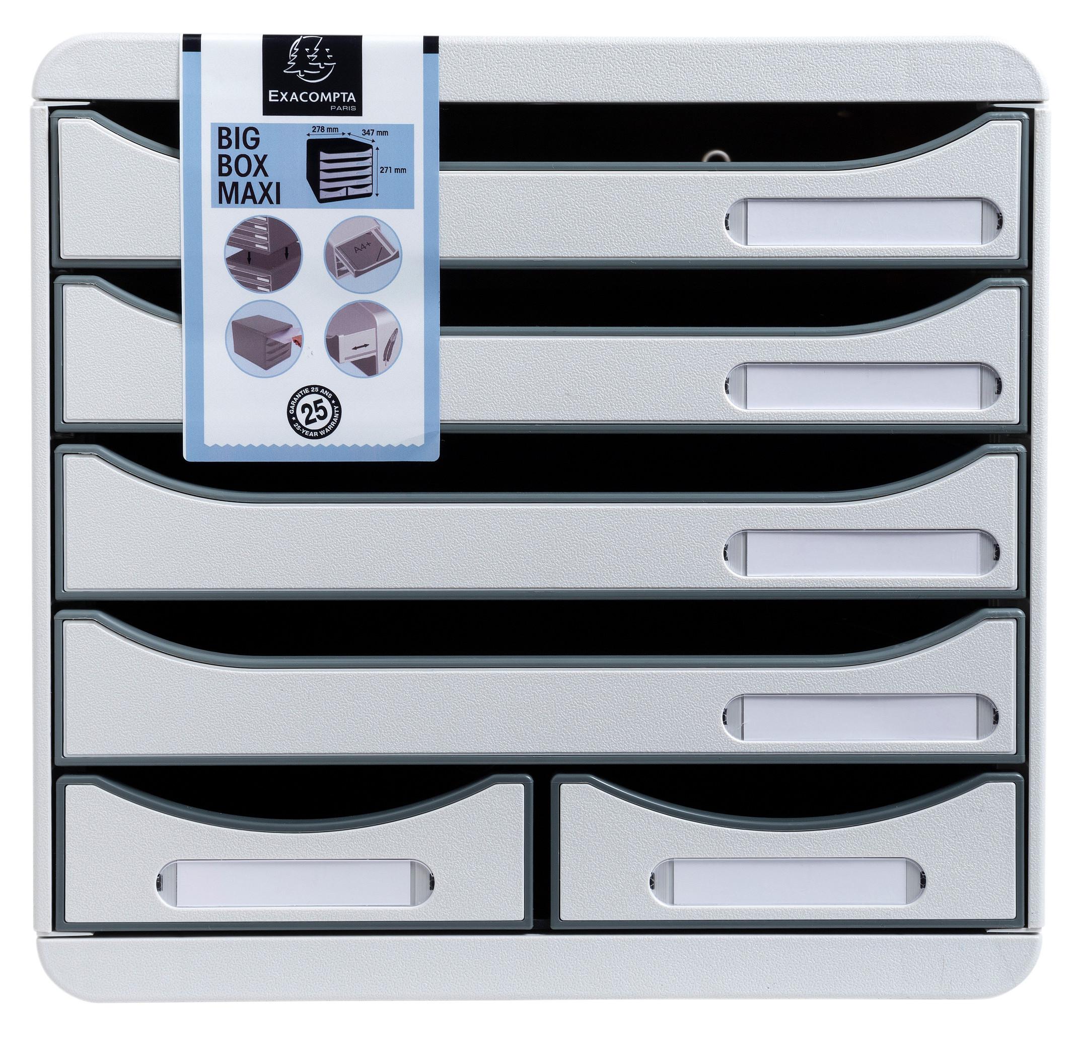 Image of Schubladenbox BIG BOX MAXI, 6 offene Schubladen, Office Schubladenbox BIG BOX MAXI, 6 offene Schubladen, Office