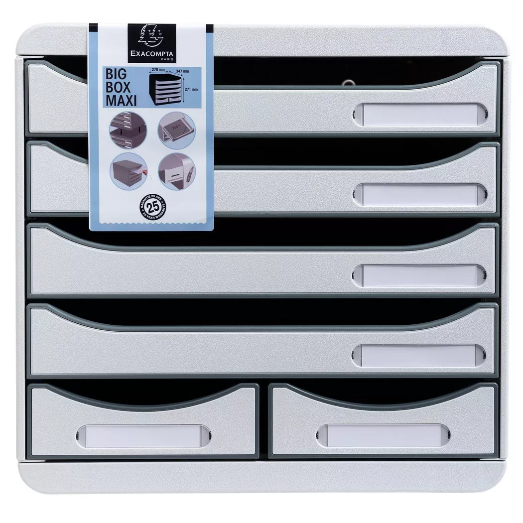 Exacompta Office Big Box Maxi Light Grey
