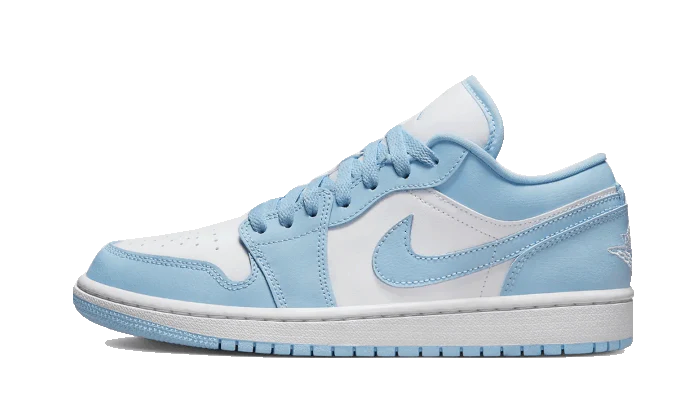 Image of Air Jordan 1 Low Aluminium Damen Hellblau 38