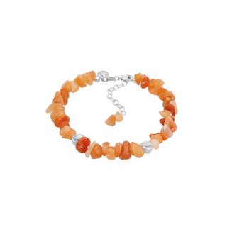 Elli  Armband Aventurin Braun Kiesel Steine Bead 