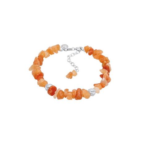 Elli  Armband Aventurin Braun Kiesel Steine Bead 