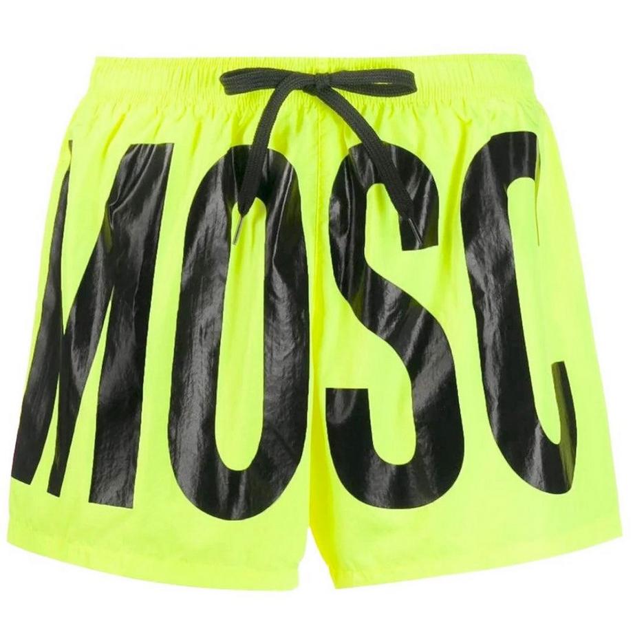MOSCHINO Pantaloncini da bagno stampa logo  