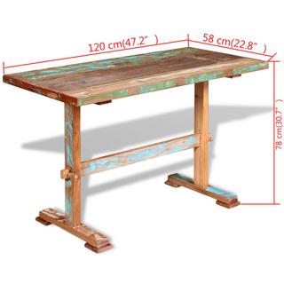 VidaXL Table à manger bois  