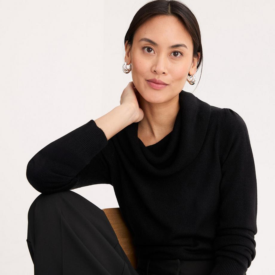 La Redoute Collections Pull col boule Soft Touch  