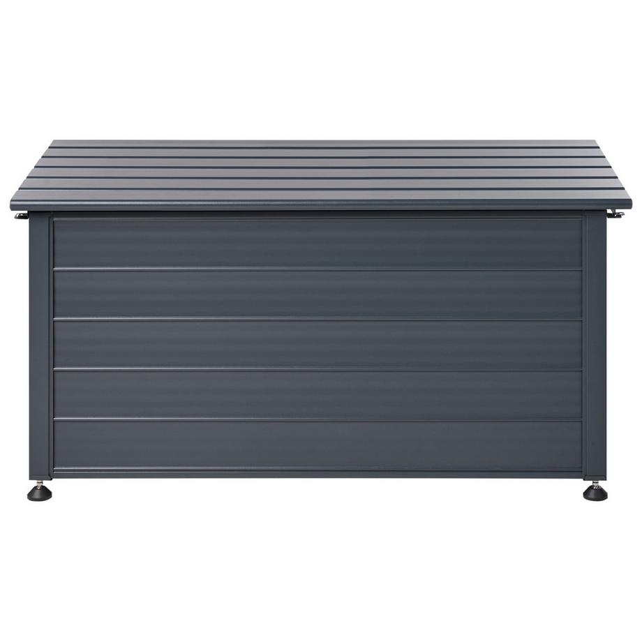 Beliani Aufbewahrungsbox aus Aluminium  CAMPALTO  