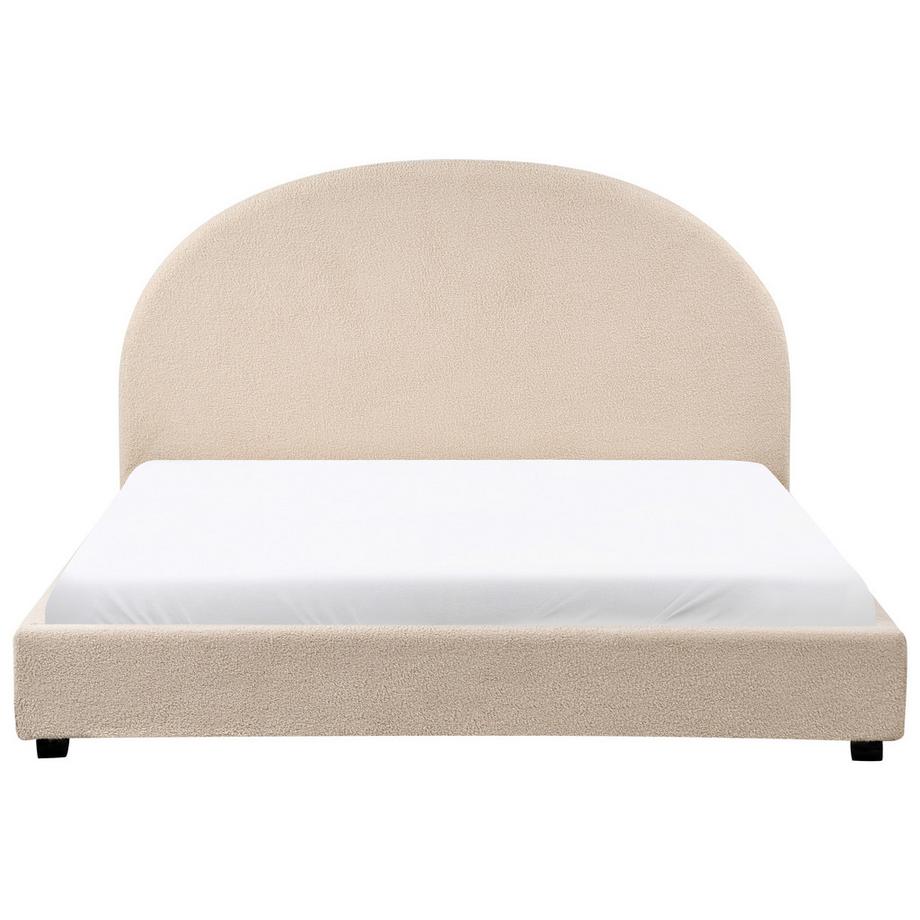 Beliani Letto ad acqua en Bouclé  VAUCLUSE  