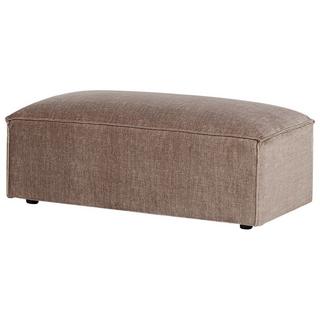 Beliani Canapé avec pouf en Polyester Moderne HELLNAR  