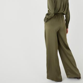 La Redoute Collections  Weite Bundfaltenhose aus Satin 