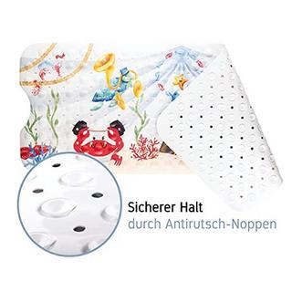 Activity-board Zirkus Aquarelli - Badewannenmatte für Kinder | Premium Antirutschmatte Badewanne 100x40cm |  