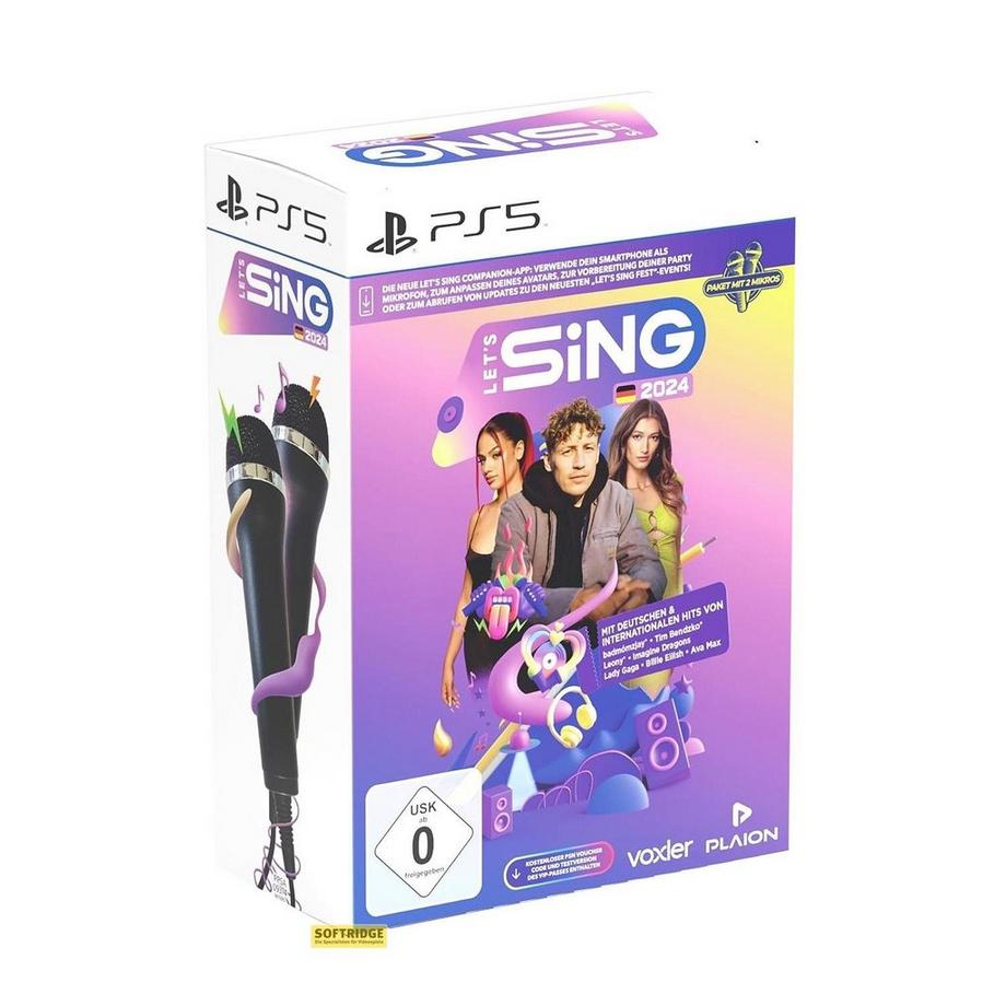 Let's Sing 2024: German Version [+ 2 Mics]