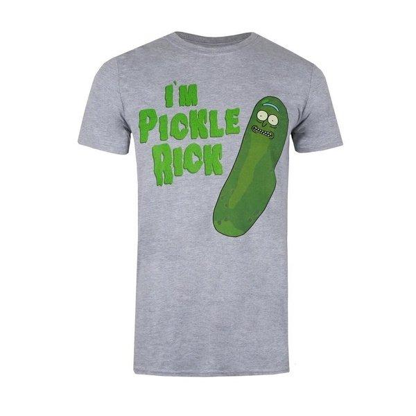 Image of I’m Pickle Rick Tshirt Herren Grau XL
