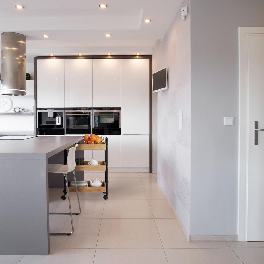 Northio Servierwagen Bambus  