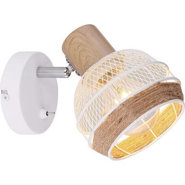 Widy spot en métal blanc 1xE27