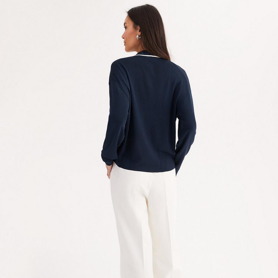 La Redoute Collections Cardigan Col Polo Maille Fine  