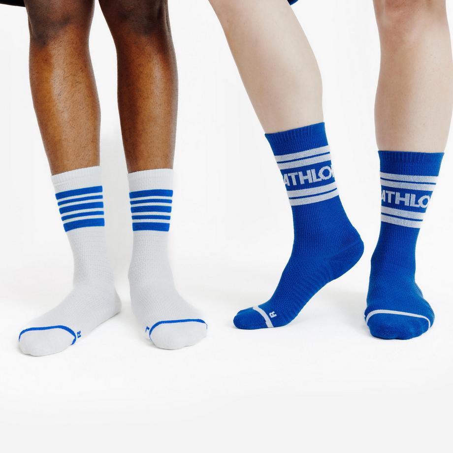 DECATHLON Wadenhohe Baumwollsocken 2er Pack  