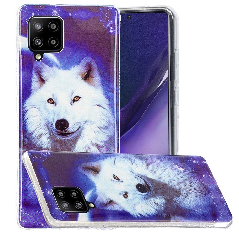 Cover-Discount  Galaxy A42 - Fluoreszierendes Silikon Case 