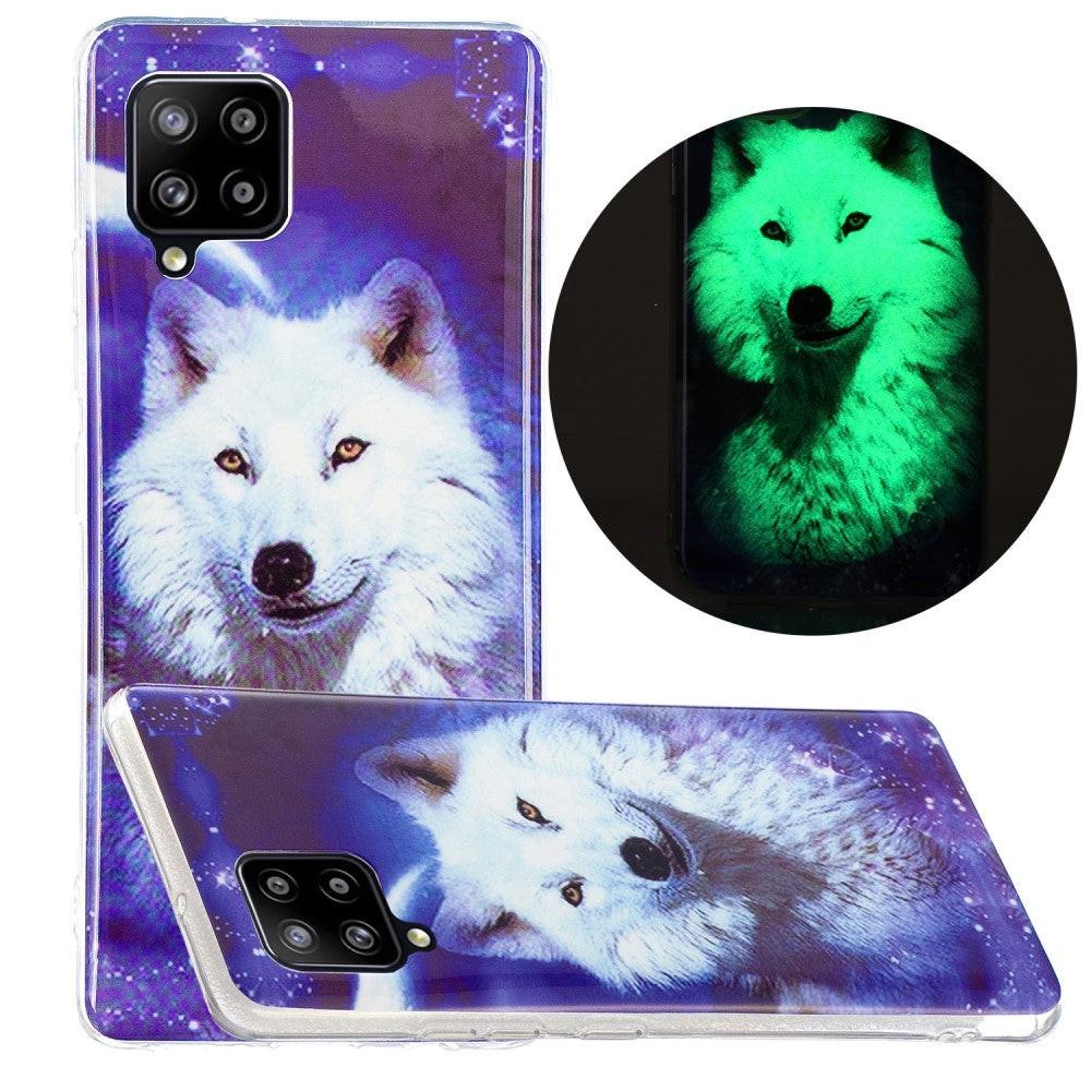 Cover-Discount  Galaxy A42 - Fluoreszierendes Silikon Case 