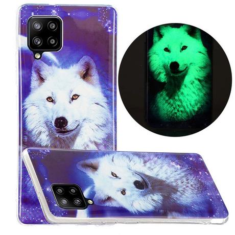 Cover-Discount  Galaxy A42 - Fluoreszierendes Silikon Case 