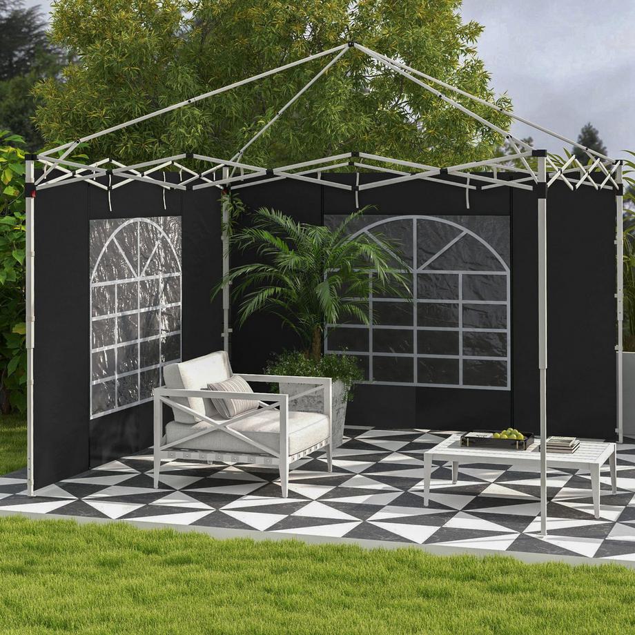 Outsunny Panneaux latéraux pour gazebo  